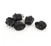 Aexit Interrupteur à bascule ovale sur/hors ' 5 pièces AC 6A / 250V 10A / 125V SPST IT701572R870097P