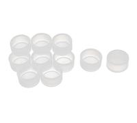 Aexit Interrupteur à bouton-poussoir en silicone rond étanche pour protéger le capuchon 22mmx15mm 10pcs, transparent BM149733K455521I