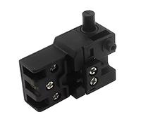 Aexit Interrupteur à gâchette pour outil électrique AC 125V / 18A 250V / 12A 5E4 DPST, noir QB485623Z978940X