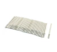 Aexit Lot de 30 points de pointe de 3,1 mm Dia Diamant Fraise sur tige pour meulage forets W Coque 332A414