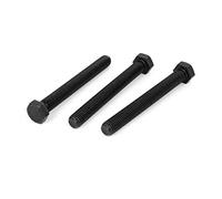 Aexit M14x120mm Catégorie 8.8 entièrement Fileté vis tête hexagonale Vis tête hexagonale Goujon 3Pcs 832J439