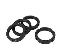 Aexit M39 x 1,5 mm acier carbone pas Quatre rainure Noix ronde rainuré GB812 noir 4 pcs 285L565