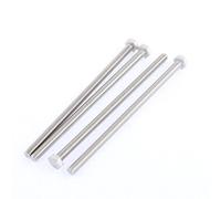 Aexit M6 x 120 mm Entièrement filetée en acier inoxydable Vis à tête hexagonale Bolt 4 pcs 447W724