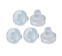 Aexit M6 x 8mm Fil Table Chair Pied Antidérapant Insert Pad Clair 5pcs QB618492Z864015X