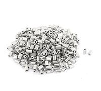Aexit Manchons en aluminium ovale couleur Ton Argent 100pcs colliers pour câble acier 0,5 mm collier serti (8301fcadeddcdfc6815f2b18ffe3ae39)
