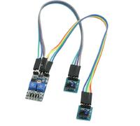 Aexit Module de capteur de suiveur de voie de ligne infrarouge à 2 canaux (4fcde917f32543bf2e0f3f88562c7ea7)