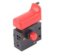 Aexit Noir Électricité FA2-6/1BEK 250V 6A 5E4 Verrouillage Régulateur De Vitesse Perceuse Électrique Interrupteur Interrupteurs et variateurs d'intensité À Gâchette