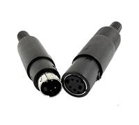 Aexit Paire-DIN 4 broches mâle/femelle câble adaptateur Audio vidéo 5 mm de diamètre (0cf56d138c4f445e09f39d8e3b58b7ed)