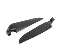 Aexit Paire planeur RC planeur noir en plastique pliant hélices 6,5 x 4 pouces 509S522