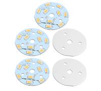 Aexit Panneau en aluminium de plafonnier blanc chaud du diamètre 5w 10 LEDs 5730 SMD de 5pcs 40mm SD112822B242509Z