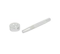 Aexit Passe-câble type cuir Rivet creux 201 Poinçons régleur enclume ronde Set 2 en 1 127S759