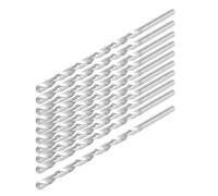 Aexit Peu de trou de de foret hélicoïdal de droite de 4mm x de 120mm HSS 10 pcs RC169791A528173Y