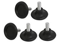 Aexit Pied de nivellement réglable, filetage en plastique 38mm, diamètre 5 mm, M8x18mm, noir YJ699137H517137F