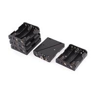 Aexit Pince à ressort pour boîtier plastique, support de boîtier de piles AA 3 x 1,5 V, 5 pièces EP420851N894554L