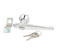 Aexit Poignée de levier de porte de Cabinet de garde-robe de filetage de fil de 21mm poignée de serrure de came longueur de 120mm YJ640173H674916F