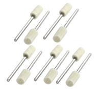 Aexit Pointe de feutre de cylindre de 2,35 mm tige de feutre 6mm outil de polissage de pointe monté 10pcs VG555681E552146C
