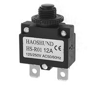 Aexit Protecteur de surcharge de disjoncteur de compresseur d'air AC125 / 250V 12A WH543791F820954D