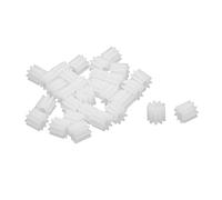 Aexit Roue de vitesse en plastique de diamètre de trou de 1.95mm de 30pcs 9 dents pour l'arbre de moteur de voiture de jouet MX744486V859676T