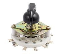 Aexit Sélecteur de commutateur rotatif KCT à 1 pôle 10, position 11 et canal de bande de connexion avec capuchon (54870e19f81a40ac563b6bb1dcc9fbc2)