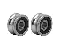 Aexit SG15 5mm x 17mm x 8mm rainure en U étanche roulement à billes Rail poulie 2pcs 756R919