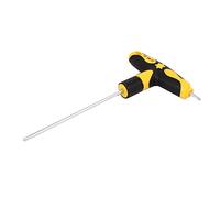 Aexit T27 Torx Poignée en T de couple sécurité Touche étoile CR-V en acier allié clé tournevis 105X332