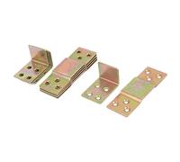 Aexit Ton de bronze 5pcs de boucle de meubles de charnière de connexion de lit en métal de 90mm x de 40mm EP380922N724883L