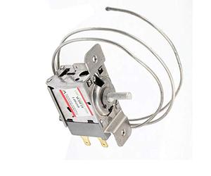Aexit WDF18 Thermostat de Réfrigération pour Réfrigérateur 3 Bornes avec Cordon en Métal de 61cm RC532439A398752Y