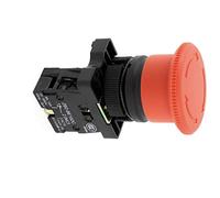 Aexit zb2-be102 C réglage Arrêt d'urgence rouge Bouton poussoir Interrupteur NC 240 V 3 A 234Q339