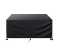 AEXOIO Bâche Table De Jardin,Bâche De Protection Salon De Jardin 225x120x75cm Housse pour Mobilier De Jardin pour Meubles De Jardin, Tables Et Meubles D'extérieur Résistance Au Vent, Anti-UV