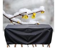 AEXOIO Bâche Table Extérieure,Housse Table Jardin Rectangulaire 130 L x 100 l x 30 Hcm Housse Exterieure Mobilier Jardin,420D Tissu Oxford Coupe-Vent, Anti-UV