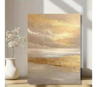 AEXOIO Décoration murale abstraite moderne de style côtier, idéale pour le salon, la chambre ou une maison de campagne - Tableaux muraux pour le salon 91x155cm/36x61in