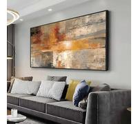 AEXOIO Grande toile abstraite sans cadre, style rétro, idéale pour décorer un salon, une chambre ou un couloir. 60x120cm/24x47in