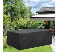 AEXOIO Housse de Protection Mobilier Exterieur 150x140x90cm/LxWxH Housse de Table de Jardin Rectangulaire,Bâche de Protection 600D Tissu Oxford pour Chaise Meubles Étanche Imperméable