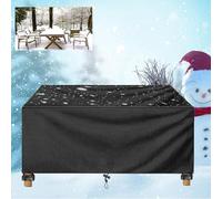 AEXOIO Housse Table De Jardin Exterieur Impermeable 300x150x100cm/LxlxH Bache De Protection Exterieur Table Carré,Housse pour Salon De Jardin,Résistante à l'hiver - en Tissu Oxford 420D - Coupe-Vent