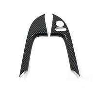 Aextroi Accessoires pour poignées de voiture Pour Mitsubishi pour Eclipse pour Cross style de voiture 2 pièces ABS plastique intérieur poignée porte pour avant garniture couverture(2)