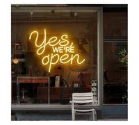 Aextroi enseigne au néon Néon Enseignes lumineuses Decor Enseigne Au Yes We're Open