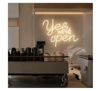 Aextroi enseigne au néon Néon Enseignes lumineuses Decor Enseigne Au Yes We're Open
