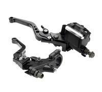 Aextroi leviers de Frein Ensemble de leviers Frein et d'embrayage CNC 7/8'' pour maître-Cylindre pour Moto avec réservoir