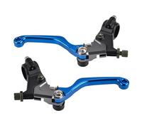Aextroi Leviers de frein Levier de frein et d'embrayage pour motos pour Suzuki DR100, DR125, DR250, DR400, DR500, DS100, DS125 DS185(Set Blue)