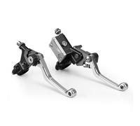 Aextroi Leviers de frein Levier de frein et d'embrayage pour Suzuki DRZ400S, DRZ400SM, RMZ250, RMZ450, RM 85, 125, 250, RMX 250S 450Z(Argent)