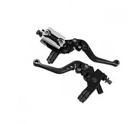 Aextroi Leviers de frein Levier de frein et d'embrayage pour Yamaha Aerox 50 XT 660 WR450F MT 03 R1 2007 JOG RR FZ1(Noir)