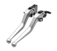 Aextroi Leviers de frein Levier d'embrayage pour Yamaha YZF R6 99-04 R1 02-03 FZS 1000 pour Fazer 01-05(Argent)