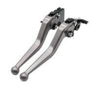 Aextroi Leviers de frein Levier d'embrayage pour Yamaha YZF R6 99-04 R1 02-03 FZS 1000 pour Fazer 01-05(Gray)