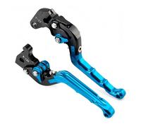 Aextroi Leviers de frein Leviers de frein et d'embrayage pour motos pour Yamaha YFM 700, 450 Kodiak YZM YFZ 350(Bleu)