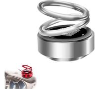 AEXZR Mini chauffage cinétique portable, chauffage solaire à double anneau, chauffage électrique, mini chauffage cinétique portable, rotation à 360 degrés, chauffage cinétique automatique (gris)