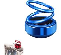 AEXZR Mini chauffage cinétique portable, chauffage solaire à double anneau, chauffage électrique, mini chauffage cinétique portable, rotation à 360 degrés, chauffage cinétique automatique (bleu)