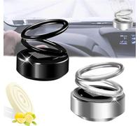 AEXZR mini chauffage cinétique portable, chauffage solaire et électrique à double anneau rotatif automatique