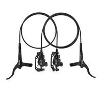 AEYINO Kit de frein à disque de VTT - Conduite hydraulique de VTT pour freins à disque avec étriers de frein et leviers en alliage d'aluminium - Rotor de 160 mm - Adaptateur universel pour vélo