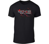AEZWLTCCD Slice of Life Men's T-Shirt - Gift Series Dexter TV Box Set DVD Boat Harbour Black