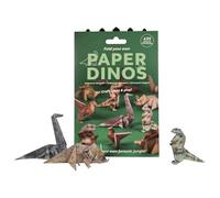 Aezzybe Papier Origami Dinosaures Kit, 35PCS 3D bricolage sur thème dinosaures, difficulté 2 étoiles pour enfants 3+ et adultes, articles bricolage amusants pour amateurs bricolage